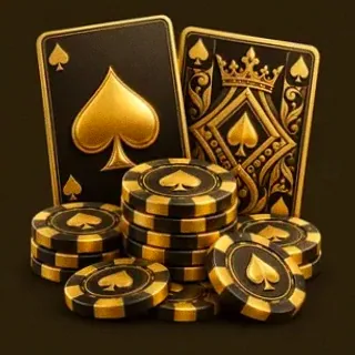 Poker playing cards — Golden Crown