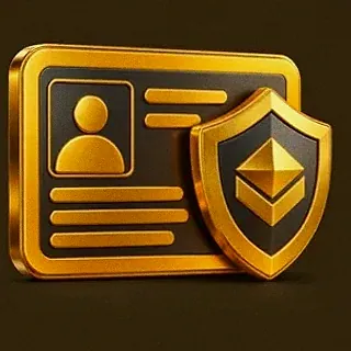 Secure identity card — Golden Crown